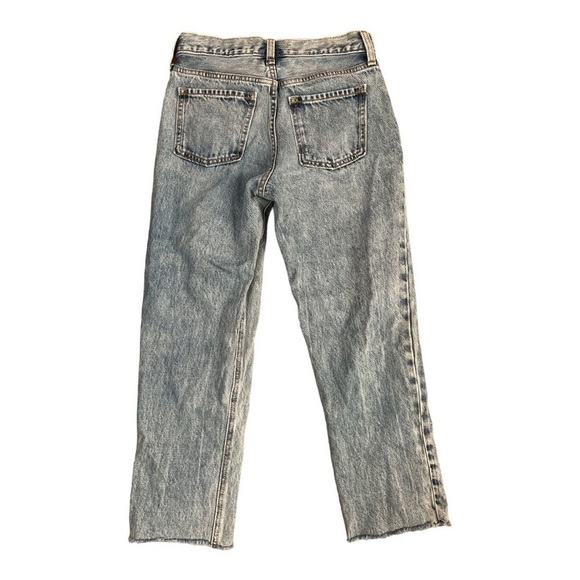 Old Navy High Rise Slouchy Straight Jeans Size 0 OP1 - Picture 3 of 3